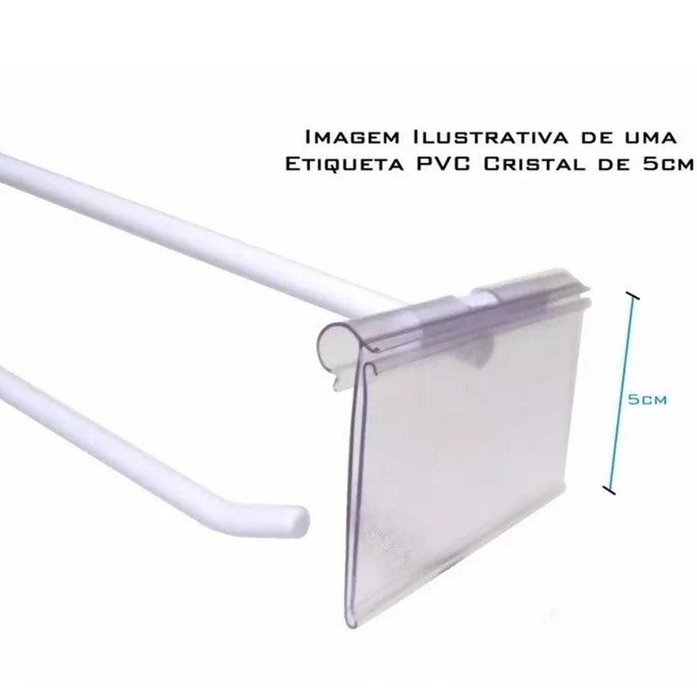 Kit 10 Ganchos 20cm Cabide Expositor Para Painel Canaletado Cromado