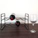 Kit 2 Suportes 16 Garrafas Vinho Aramado Grafite Adega Empil