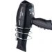 Kit 2 Suportes Porta Secador de Cabelo Espiral Cromados Acessórios para Banheiro Parede