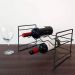 Kit 4 Suportes 32 Garrafas Vinho Adega Aramada Empilhável Ho