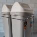 Lixeira Dupla Deslizante de Embutir Armário para Cozinha 10L Corrediça Tampa Basculante