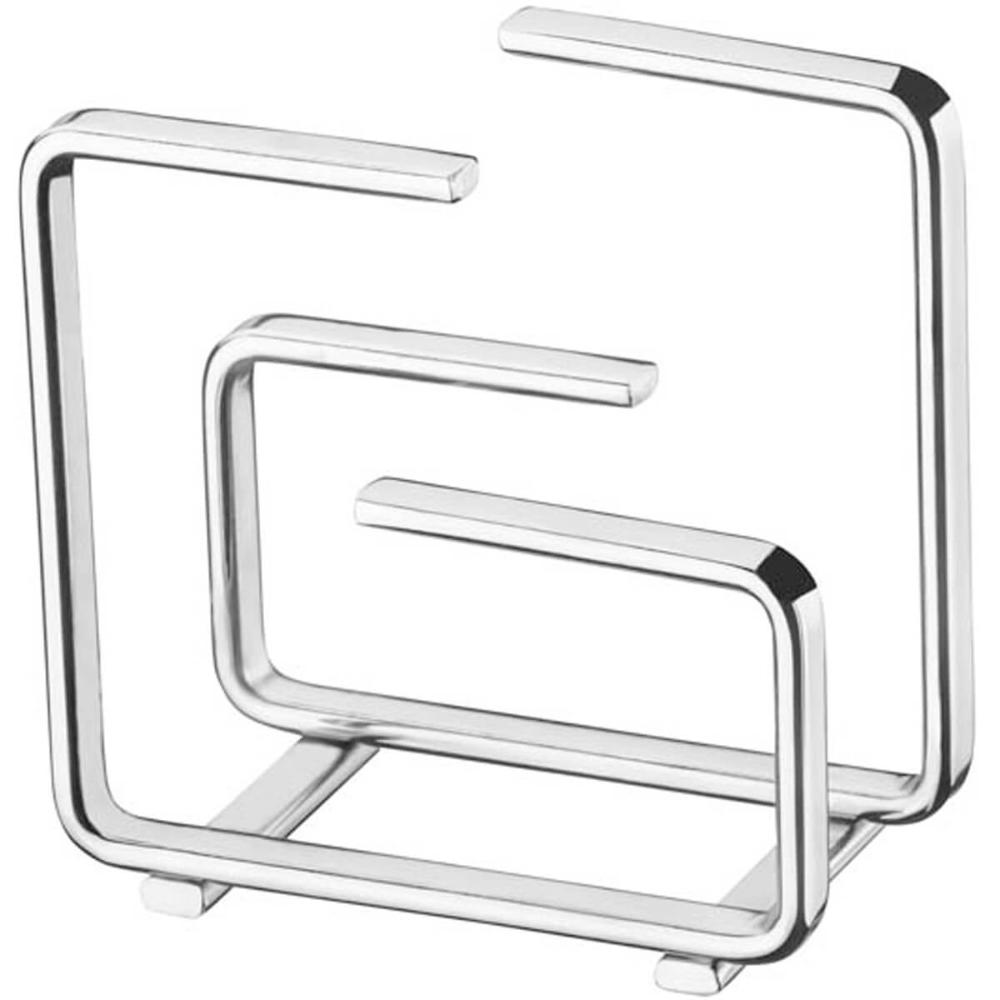 Porta Guardanapos Aço Cromado Suporte para Papel Organizador