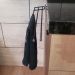 Porta Pano de Prato Triplo Preto Suporte Cozinha de Corrediç