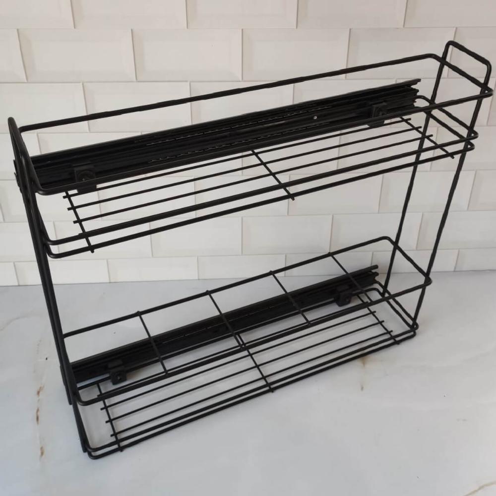 Porta Temperos Condimentos Latas Óleos Corrediça Deslizante