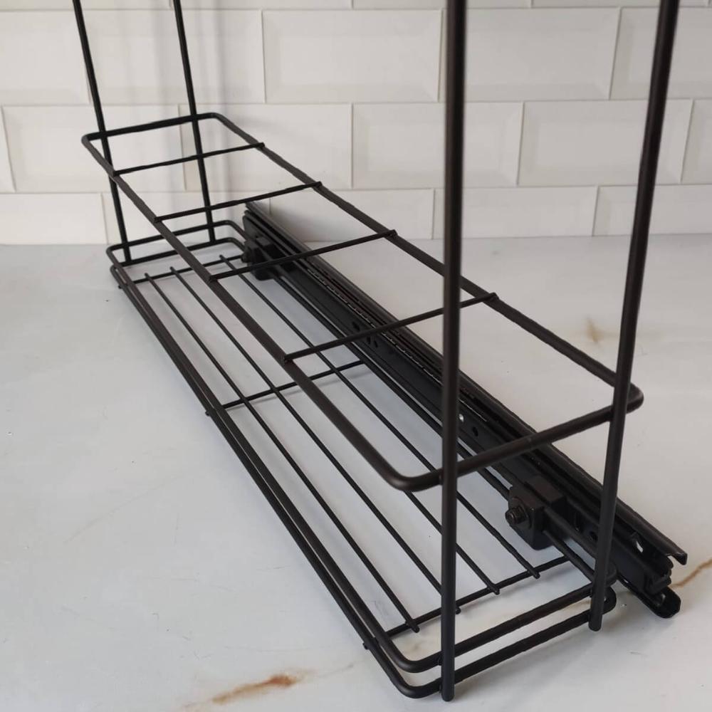 Porta Temperos Condimentos Latas Óleos Corrediça Deslizante