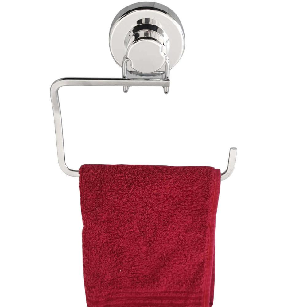 Porta Toalha de Rosto Toalheiro de Lavabo com Ventosa Facili