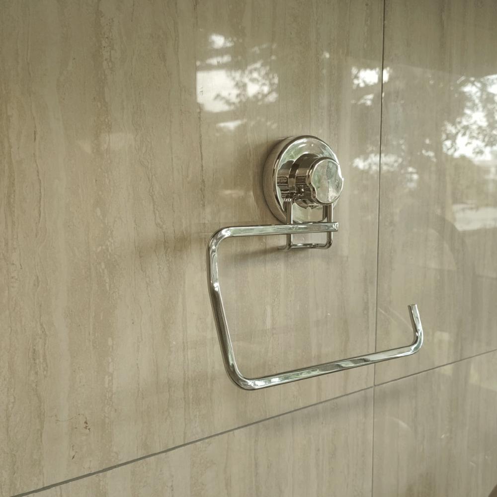 Porta Toalha de Rosto Toalheiro de Lavabo com Ventosa Facili
