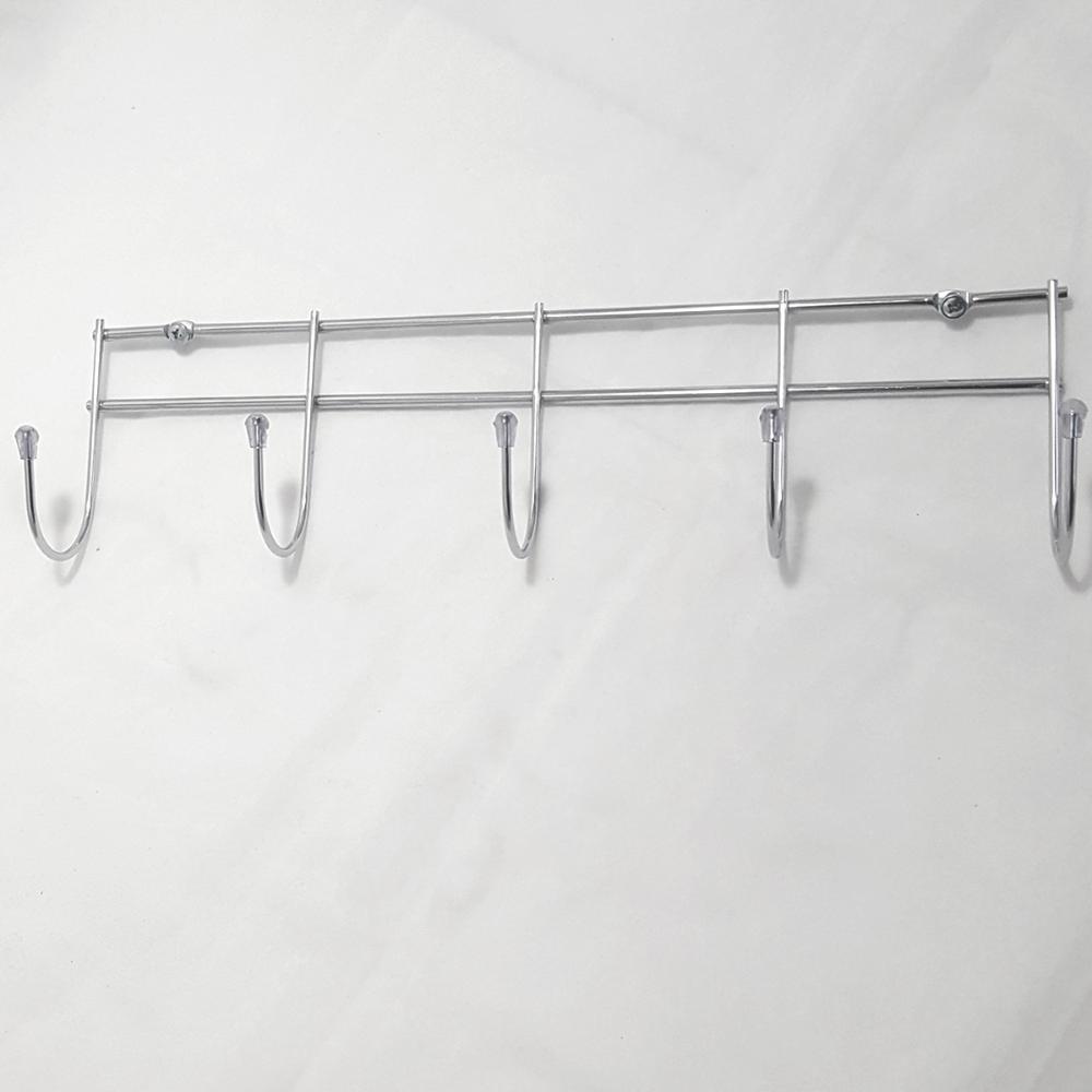 Suporte De Parede Multiuso Vassouras Utensílios Aço Cromado