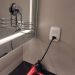 Suporte Para Secador de Cabelo com Ventosa ABS Aço Cromado Faciliti Schmitt