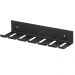 Suporte Porta 6 Espetos de Churrasco 26cm Fixação na Parede Preto Schmitt