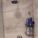 Suporte Porta Shampoo Preto com Ventosa Duplo Cantoneira Para Banheiro Faciliti