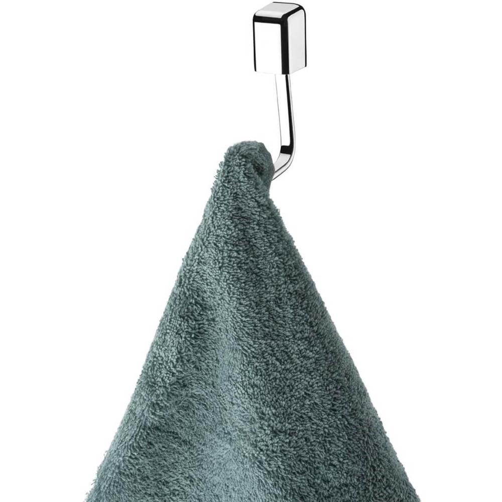 Suporte Porta Toalha de Rosto Gancho Multiuso Banheiro Lavanderia Cromado