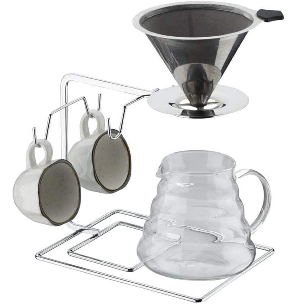 Suporte para Xícaras de Chá e Café com Suporte Coador Mocha