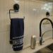 Toalheiro com Ventosa Preto Fosco Porta Toalha de Rosto para Banheiro Lavabo Faciliti