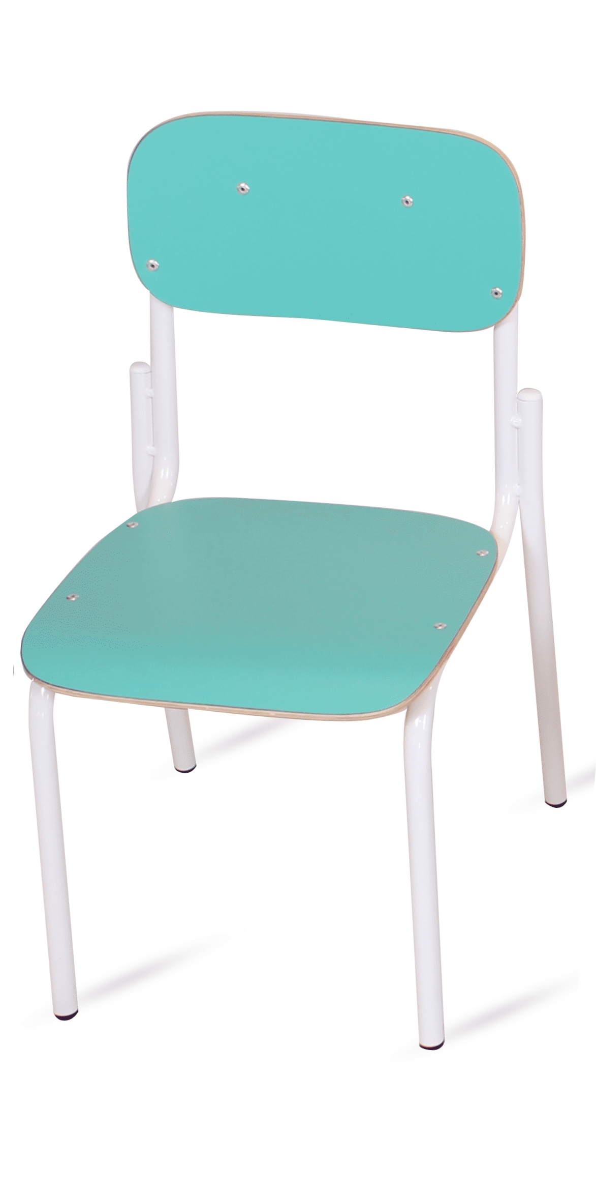 Conjunto Coletivo Quadrado Infantil - 1 Mesa e 4 Cadeiras