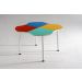 Conjunto Coletivo Trevo Infantil - 1 mesa e 4 cadeiras