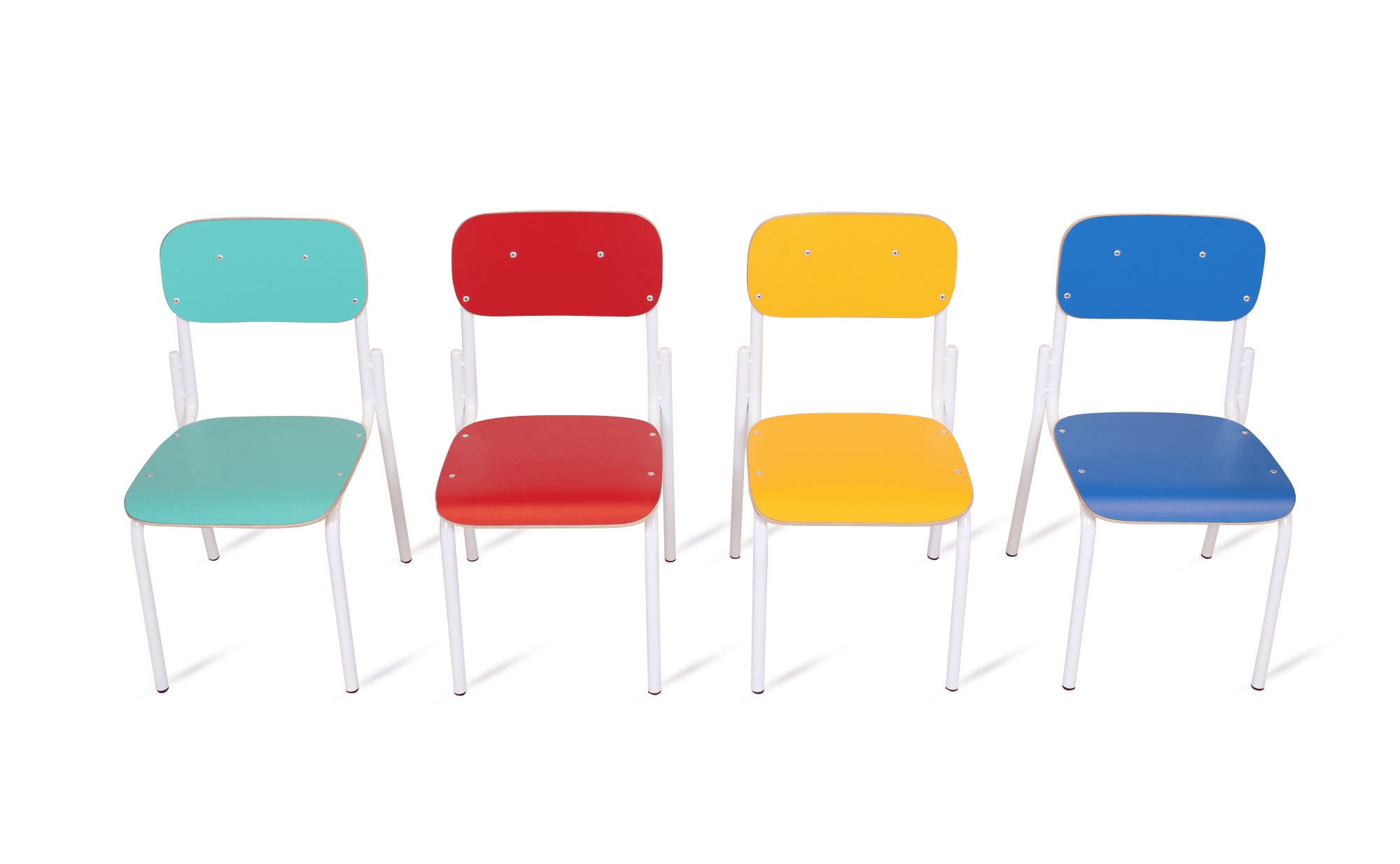 Conjunto Coletivo Trevo Infantil - 1 mesa e 4 cadeiras