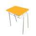 Conjunto Infantil Individual Mesa e Cadeira Amarelo
