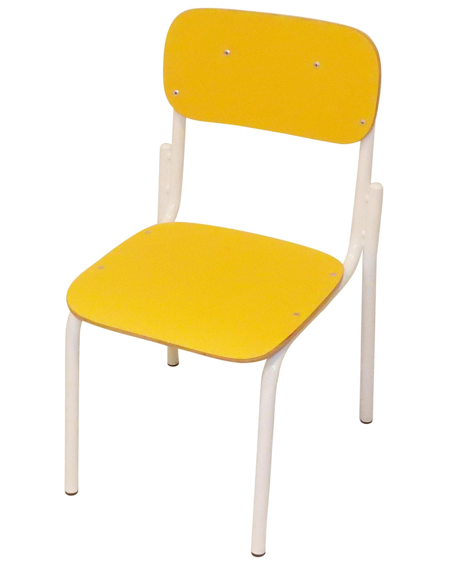 Conjunto Infantil Individual Mesa e Cadeira Amarelo