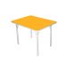 Conjunto Mesa e 2 Cadeiras Infantil Retangular