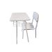 Conjunto Mesa e Cadeira Infantil Individual Branco