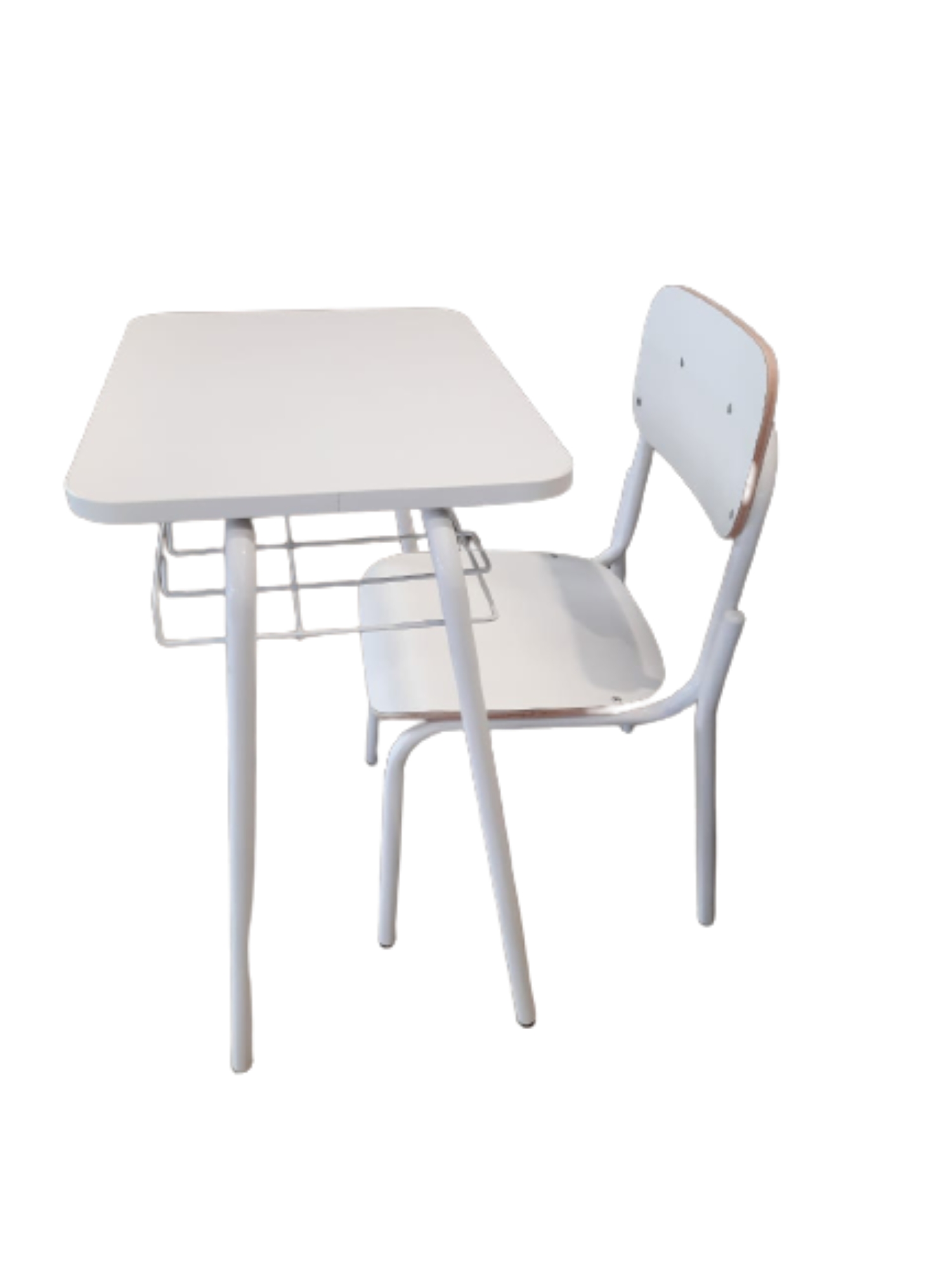 Conjunto Mesa e Cadeira Infantil Individual Branco