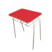 Conjunto Mesa e Cadeira Infantil Individual Vermelho