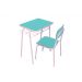 Conjunto infantil individual mesa e cadeira acqua