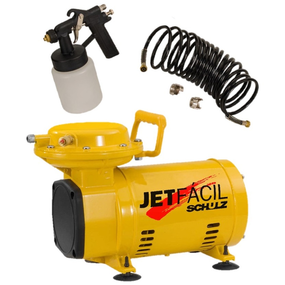 Compressor Schulz Tufão Jet Fácil Ar Direto Bivolt Com Acessórios