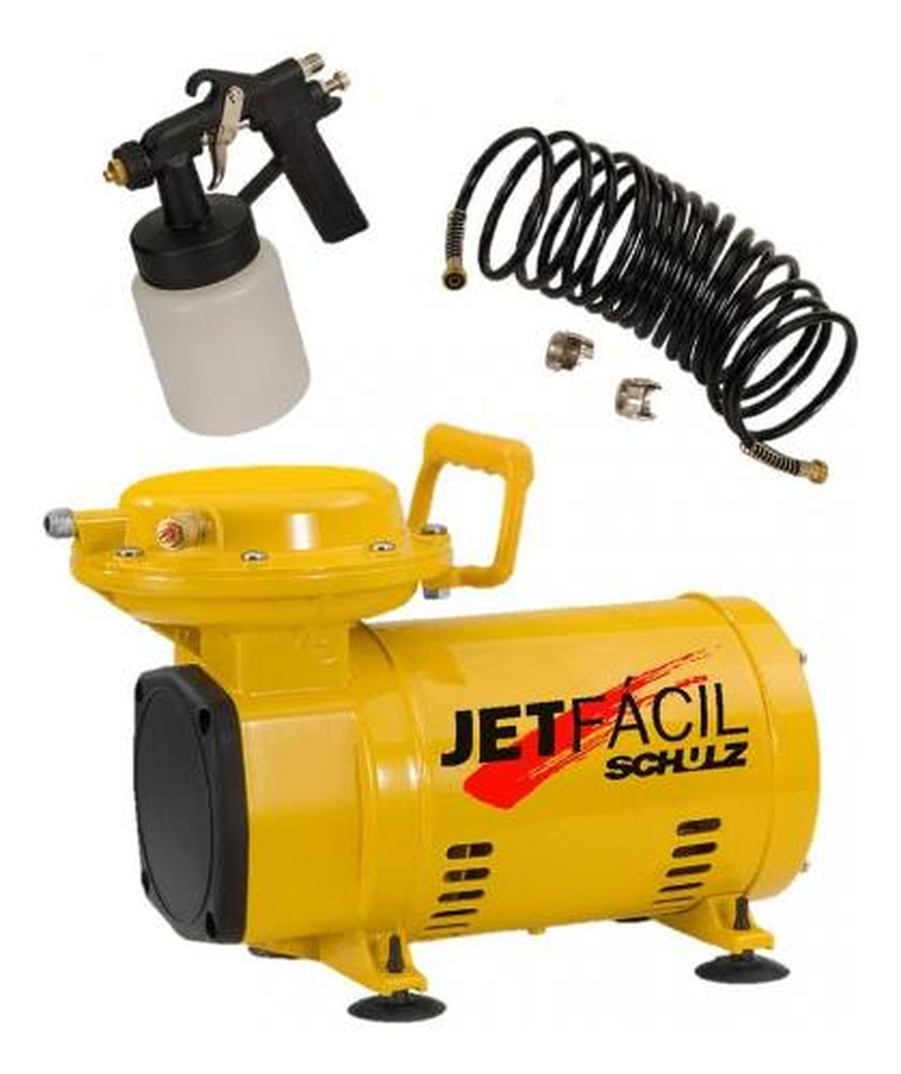 Compressor Schulz Tufão Jet Fácil Ar Direto Bivolt Com Acessórios