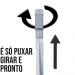 Suporte para Cortina Universal Varão Extensível Regulável 65