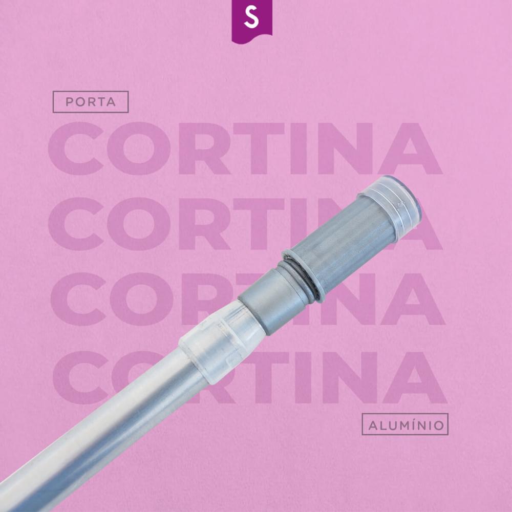 Suporte para Cortina Universal Varão Extensível Regulável 65