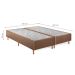 Base para Cama Queen Safira (36x192x203) Marrom