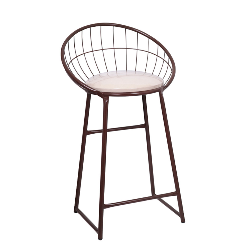 Conjunto de Mesa Bistrô com 2 Banquetas Cheers Castanho e Branco