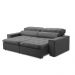 Sofa 2 Lugares Retratil Reclinavel Atenas 1,60 M Suede Cinza
