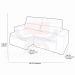 Sofa 2 Lugares Retratil Reclinavel Atenas 1,60 M Suede Cinza
