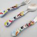 Conjunto de Talheres Mickey 3 Peças Garfo Faca Colher Inox D