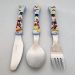 Conjunto de Talheres Mickey 3 Peças Garfo Faca Colher Inox D