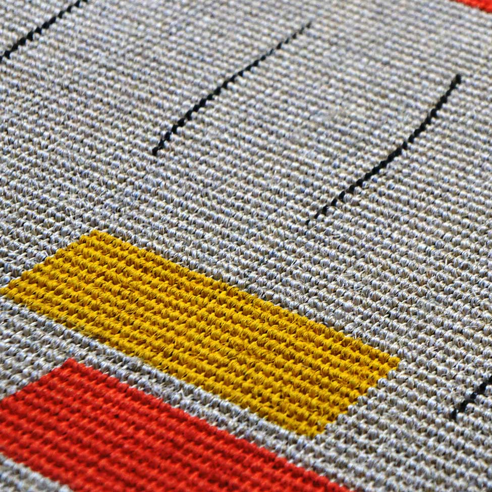 Capacho Pintado 40x60 cm Areia 140986 Apaeb