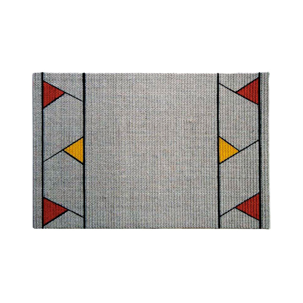 Capacho Pintado 40x60 cm Areia 140992 Apaeb