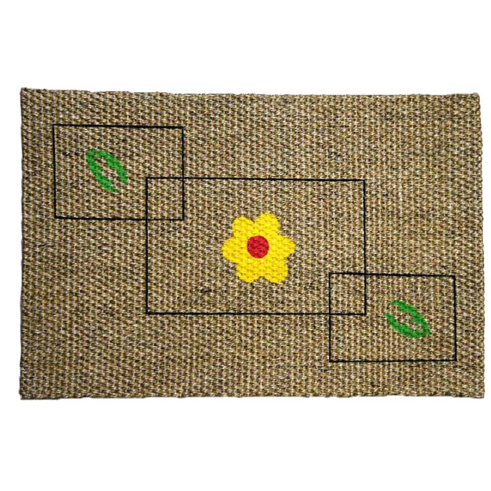 Capacho Pintado 40x60 cm Camelo 140980 Apaeb