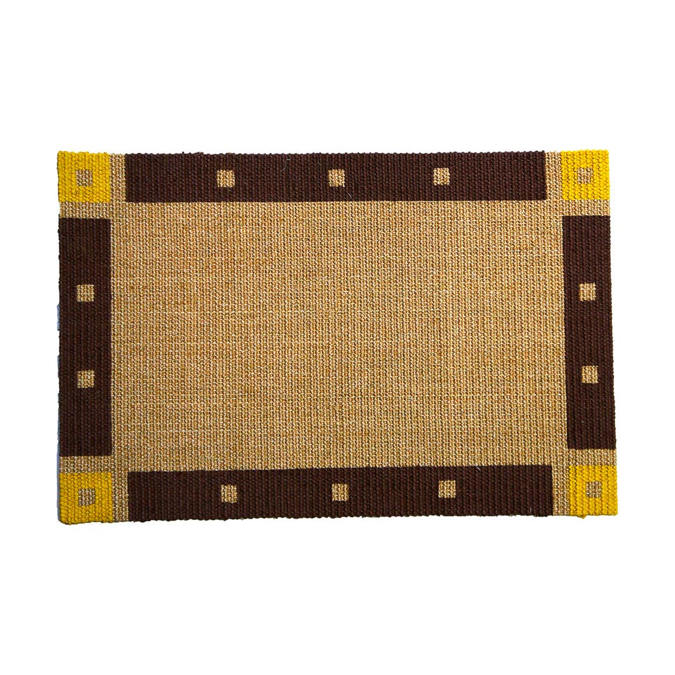 Capacho Pintado 40x60 cm Mel Claro 140984 Apaeb