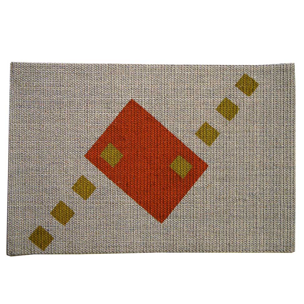 Capacho Pintado 45x75 cm Areia 141033 Apaeb