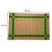 Capacho Pintado Natural 40x60 Bege e Verde Apaeb