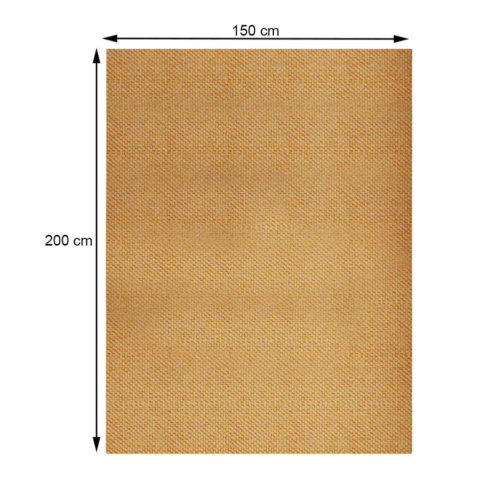 Tapete Essential 150x200 cm Mel Claro Apaeb