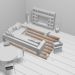 Tapete L41 Liso 200x300 Bege e Marrom
