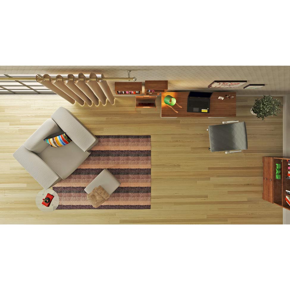 Tapete Liso Natural (150x200) Bege