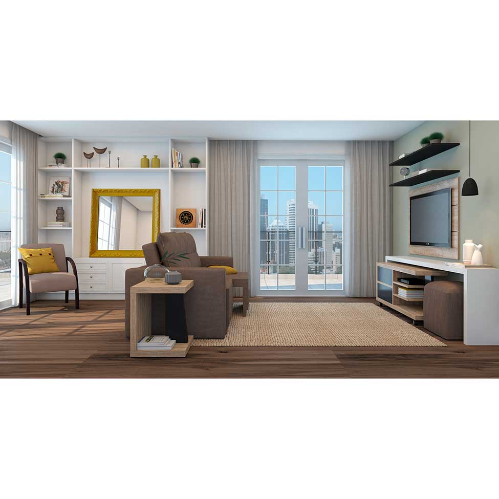 Tapete Liso Natural (200x250) Bege