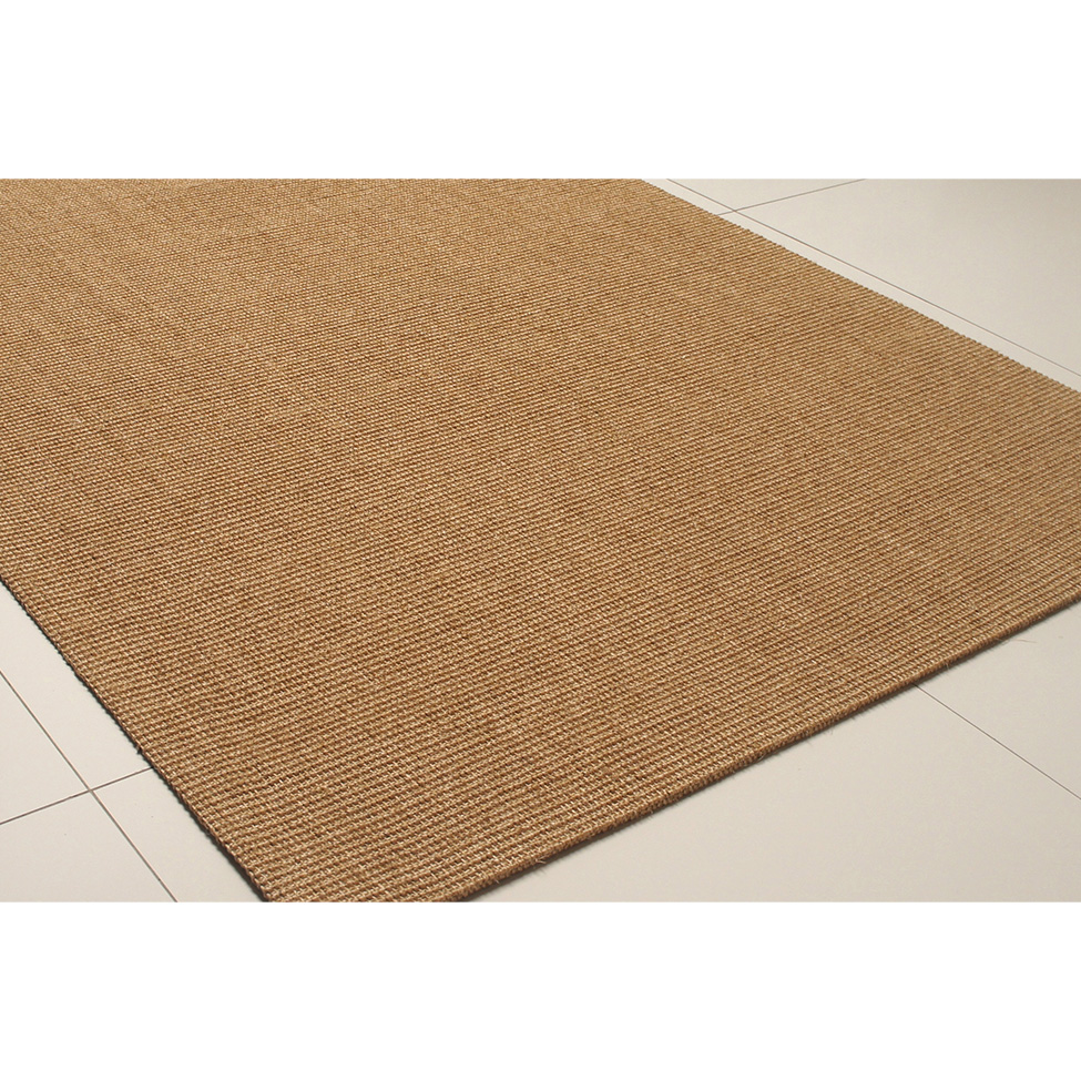 Tapete Natural Quadrado Sisal (250x250cm) Mel Claro