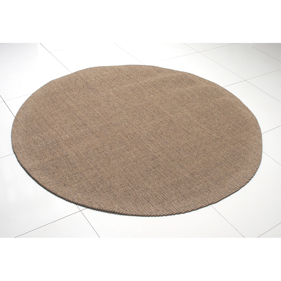 Tapete Natural Redondo Sisal (150x150cm) Camelo
